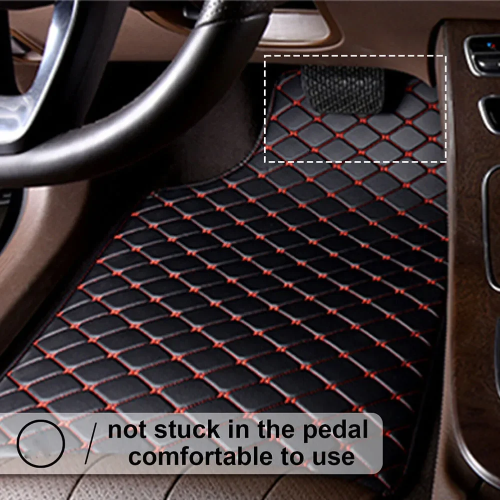 5PCS Universal Fit Car Floor Mats All Weather Leather Diamond Pattern Waterproof Front Rear Auto Interior Protection
5PCS Universal Fit Car Floor Mats All Weather Leather Diamond Pattern Waterproof Front Rear Auto Interior Protection
