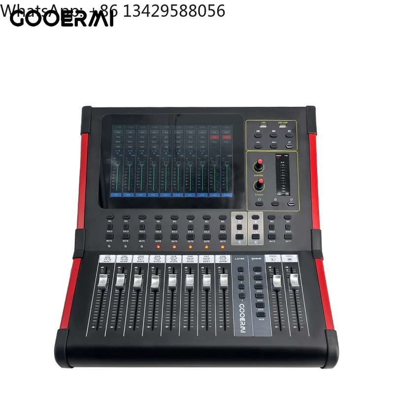 GMC-DM20 Professional 20-Channel Digital Audio Mixer Pro Audio Loudspeaker with DJ Mixer for Sound Professionals 
GMC-DM20 Professional 20-Channel Digital Audio Mixer Pro Audio Loudspeaker with DJ Mixer for Sound Professionals
