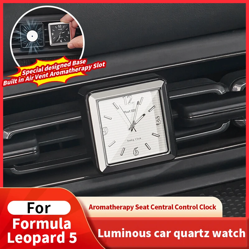 For BYD Leopard 5 Leopard 8 Premium Car Fragrance Diffuser Night Light Quartz Clock Dashboard Accessory With Magnetic Mounting
For BYD Leopard 5 Leopard 8 Premium Car Fragrance Diffuser Night Light Quartz Clock Dashboard Accessory With Magnetic Mounting