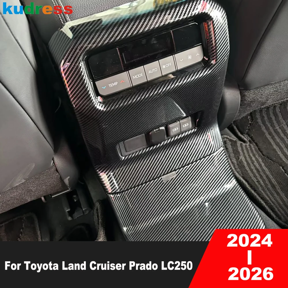 Задняя крышка вентиляционного отверстия кондиционера автомобиля, накладка для Toyota Land Cruiser Prado LC250 2024-2026, аксессуары для интерьера из углеродного волокна
Задняя крышка вентиляционного отверстия кондиционера автомобиля, накладка для Toyota Land Cruiser Prado LC250 2024-2026, аксессуары для интерьера из углеродного волокна
