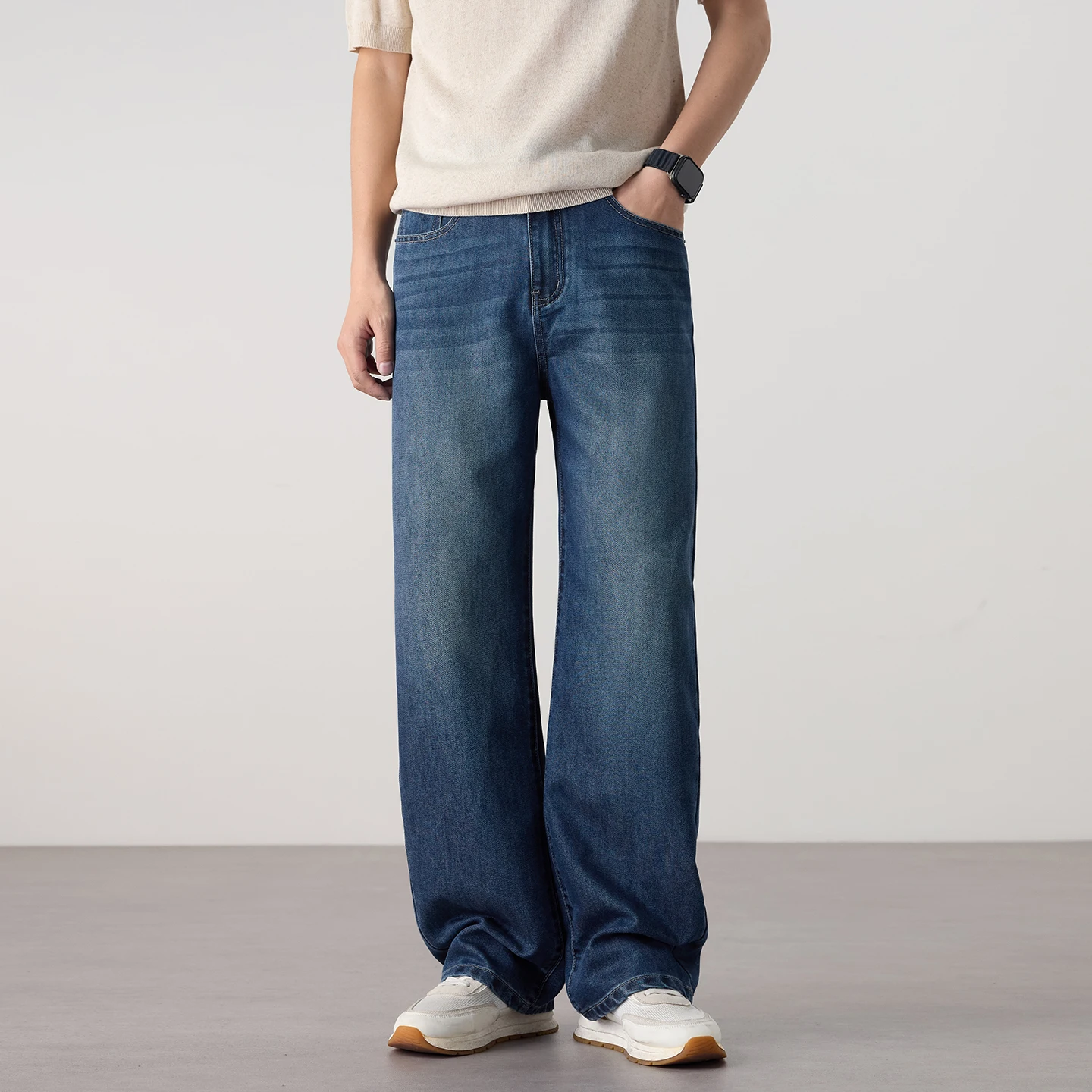 Spring Summer Lightweight Thin Wide Leg Straight Jeans Men Loose Casual Vintage Fashion Baggy Jeans Pants Trousers
Spring Summer Lightweight Thin Wide Leg Straight Jeans Men Loose Casual Vintage Fashion Baggy Jeans Pants Trousers