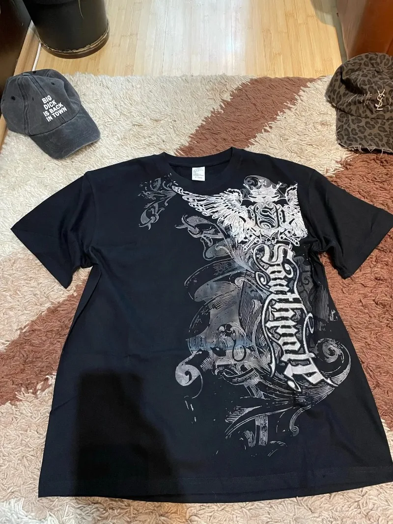 Retro Southpole Harajuku Graphic T Shirt High Street Scrawl Cotton Oversized Short Sleeve Woman
Retro Southpole Harajuku Graphic T Shirt High Street Scrawl Cotton Oversized Short Sleeve Woman