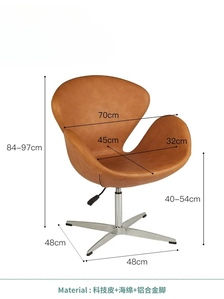 Lifting Chair Home Comfort Nordic Light Luxury Sofa Chair Backrest Designer Office Seat
Lifting Chair Home Comfort Nordic Light Luxury Sofa Chair Backrest Designer Office Seat