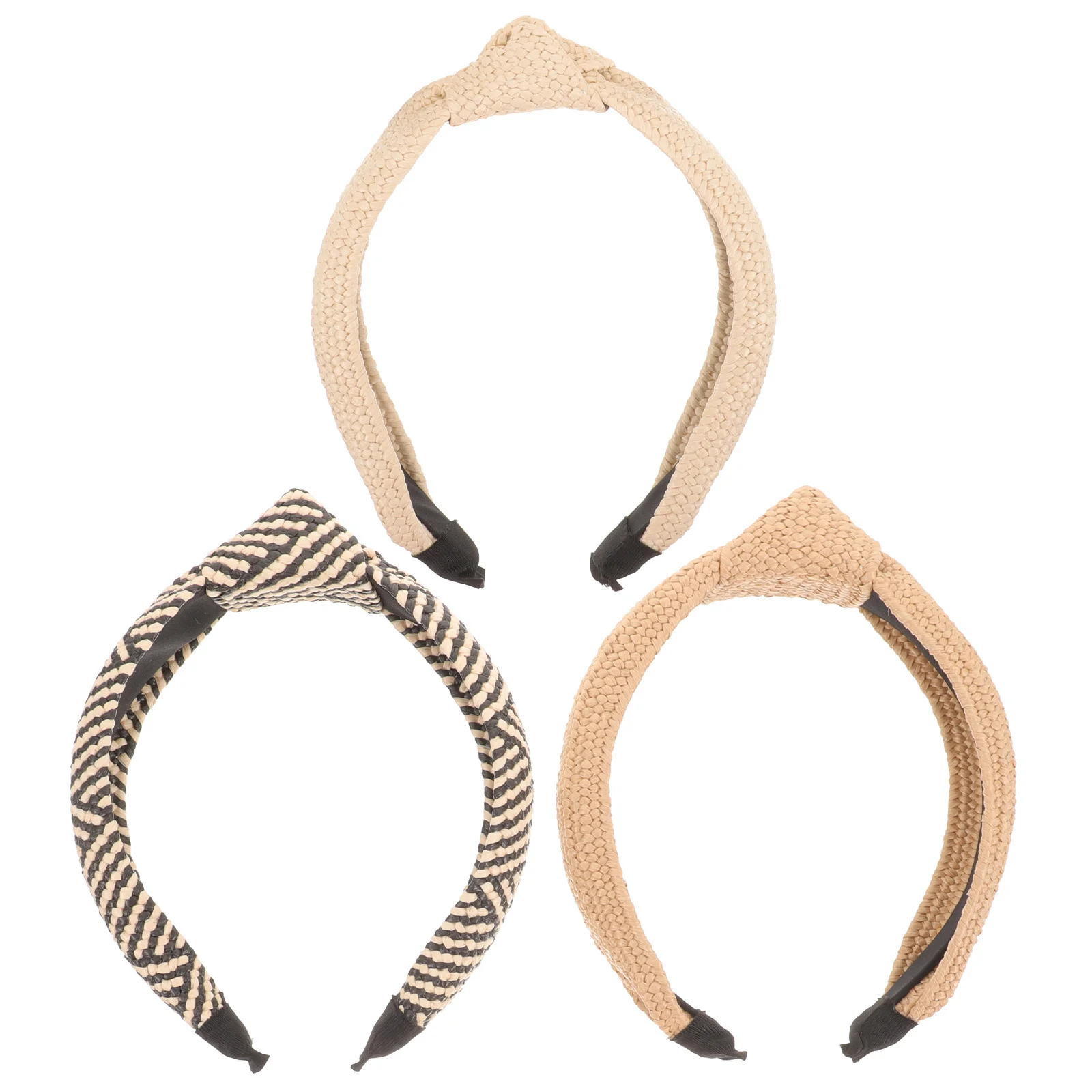 3Pcs Straw Woven Headbands Women Lightweight Knotted Hairbands Beach Party Decorative Accessories Wide Headbands
3Pcs Straw Woven Headbands Women Lightweight Knotted Hairbands Beach Party Decorative Accessories Wide Headbands