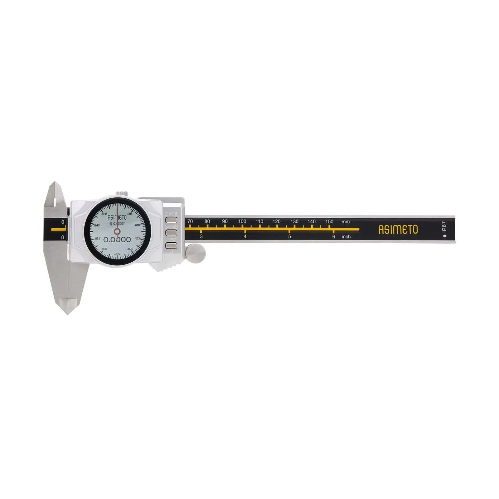 IP67 Digital Pointer Vernier Caliper 0-12" 0-300mm Metric Inch with Data Transfer Function
IP67 Digital Pointer Vernier Caliper 0-12" 0-300mm Metric Inch with Data Transfer Function