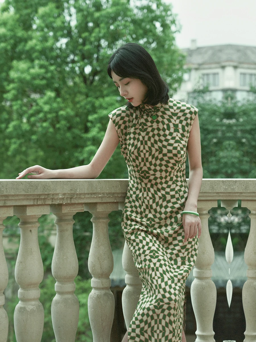 Momei Spring Summer Long Retro Sle Hong Kong Sle Cotton Silk Svel Low Slit Daily Wear Floral Print
Momei Spring Summer Long Retro Sle Hong Kong Sle Cotton Silk Svel Low Slit Daily Wear Floral Print