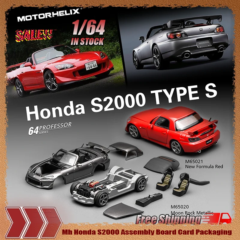 New Stock Mh 1:64 Honda S2000 Assembly Board Card Packaging Simulation Alloy Small-Scale Car Model Custom Educational Toys Gifts
New Stock Mh 1:64 Honda S2000 Assembly Board Card Packaging Simulation Alloy Small-Scale Car Model Custom Educational Toys Gifts