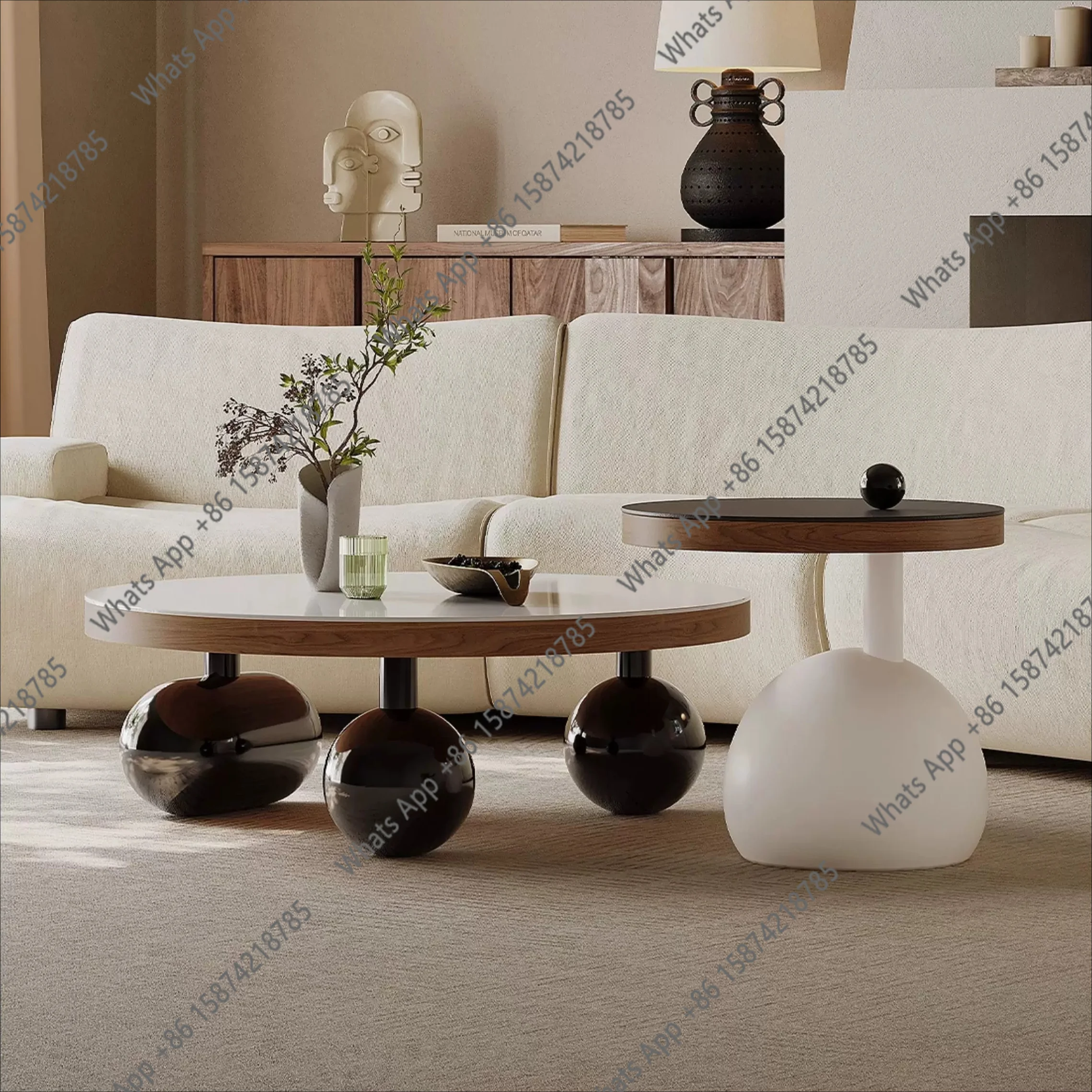 Italian light luxury rock slab coffee table living room home new designer high-end art coffee table combination
Italian light luxury rock slab coffee table living room home new designer high-end art coffee table combination