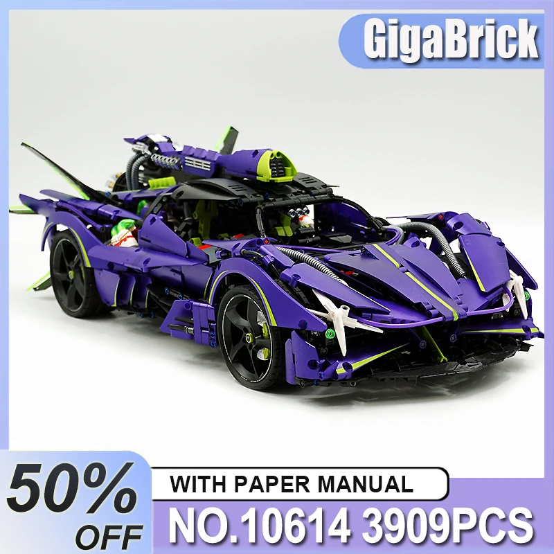 GULY 10614 1:8 яркий фиолетовый спортивный автомобиль, модель гиперкара, строительные блоки, кирпичи, головоломка в сборе, детская игрушка, подарки на день рождения для детей
GULY 10614 1:8 яркий фиолетовый спортивный автомобиль, модель гиперкара, строительные блоки, кирпичи, головоломка в сборе, детская игрушка, подарки на день рождения для детей