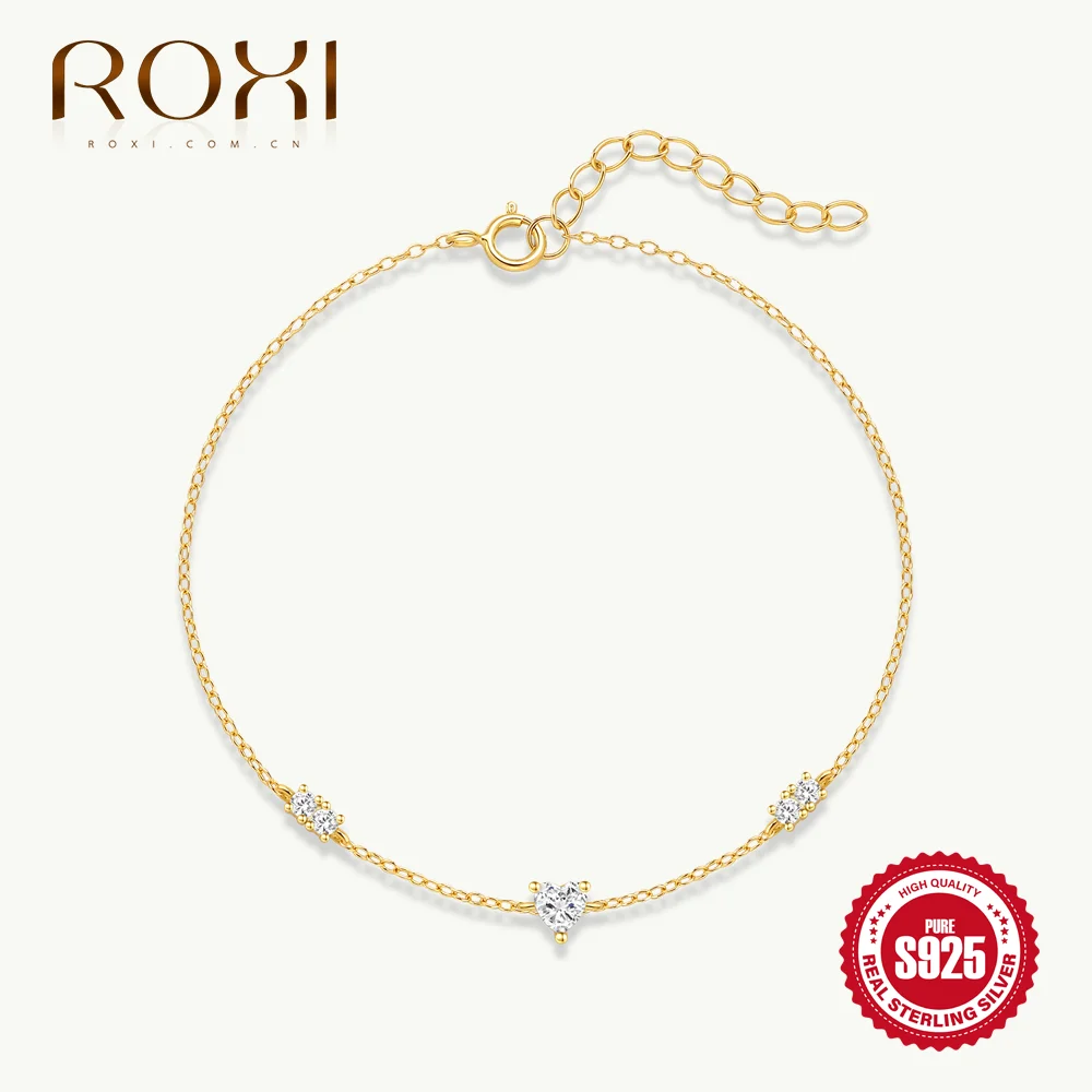 ROXI Handmade Original Fine Jewelry 925 Sterling Silver Charm Bracelet Soft Smooth Snake Bone Bracelets for Women
ROXI Handmade Original Fine Jewelry 925 Sterling Silver Charm Bracelet Soft Smooth Snake Bone Bracelets for Women