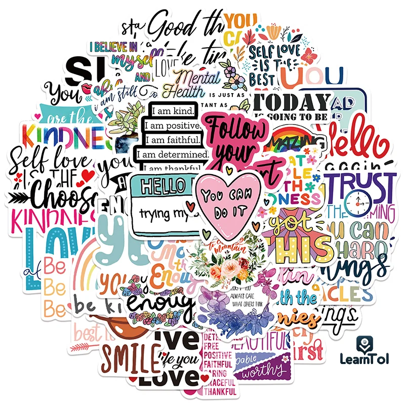 52Pcs Inspirational Stickers Motivational Phrases Life Decals Laptop Scrapbooking Stickers Kid Toys English Graffiti Sticker
52Pcs Inspirational Stickers Motivational Phrases Life Decals Laptop Scrapbooking Stickers Kid Toys English Graffiti Sticker