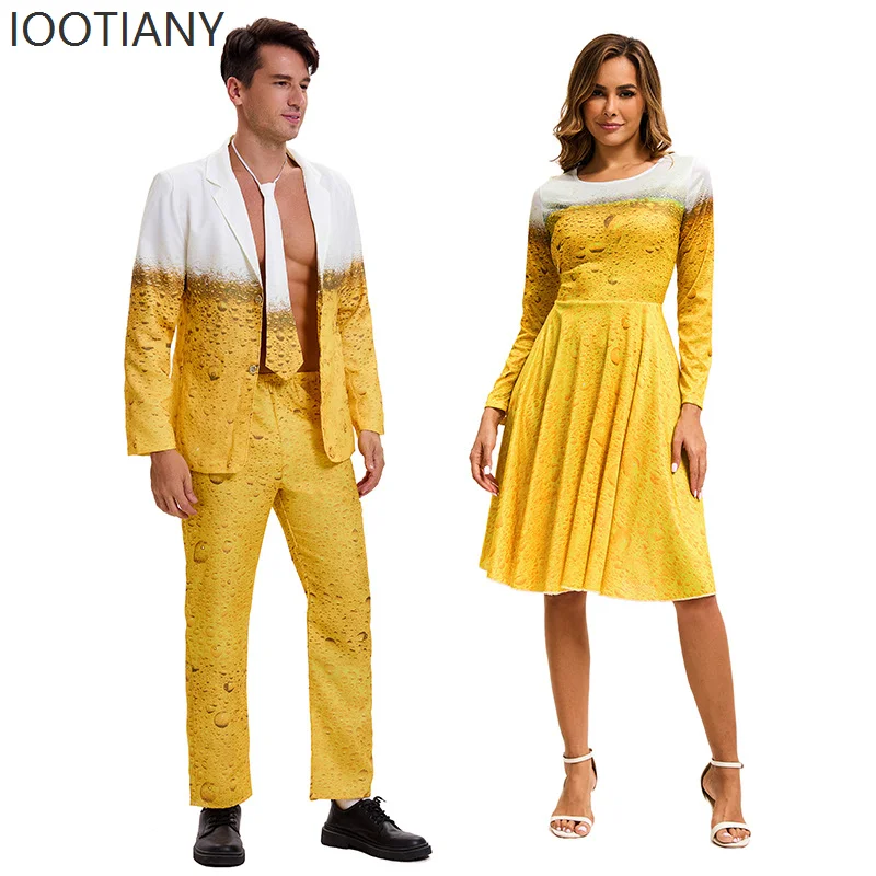 Yellow Gradient Baglia Suit And Dress For Men And Women German Munich Beer Festival Carnival Party Stage Role Play Costume Set
Yellow Gradient Baglia Suit And Dress For Men And Women German Munich Beer Festival Carnival Party Stage Role Play Costume Set