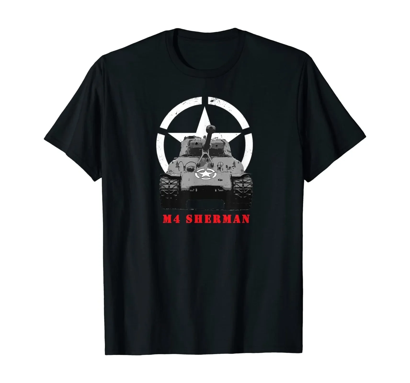 WW2 US Army Panzer M4 Sherman Tank T-Shirt 100% Cotton O-Neck Short Sleeve Summer Casual Mens T-shirt Streetwear
WW2 US Army Panzer M4 Sherman Tank T-Shirt 100% Cotton O-Neck Short Sleeve Summer Casual Mens T-shirt Streetwear