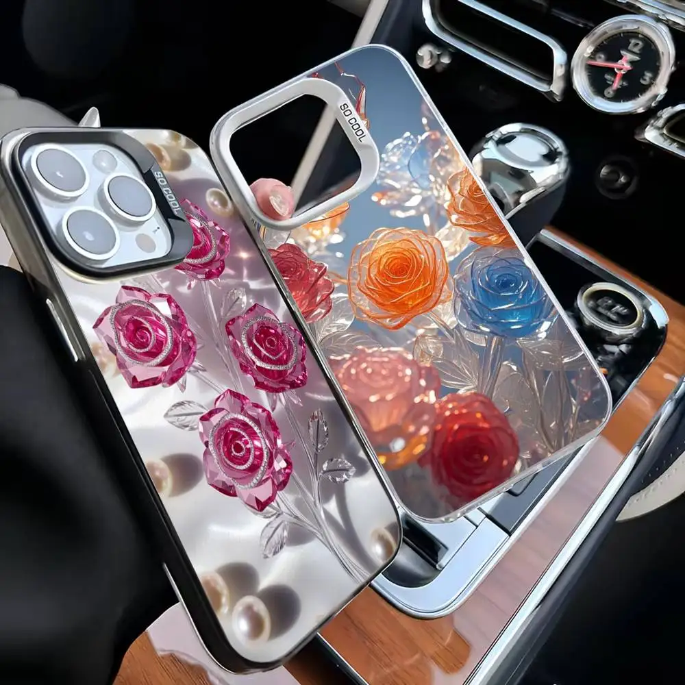 Fancy Colorful Galsses Rose Phone Case For iPhone 16,15,14,13,12,11,Mini,Pro,MAX White Matte Shockproof Cover
Fancy Colorful Galsses Rose Phone Case For iPhone 16,15,14,13,12,11,Mini,Pro,MAX White Matte Shockproof Cover
