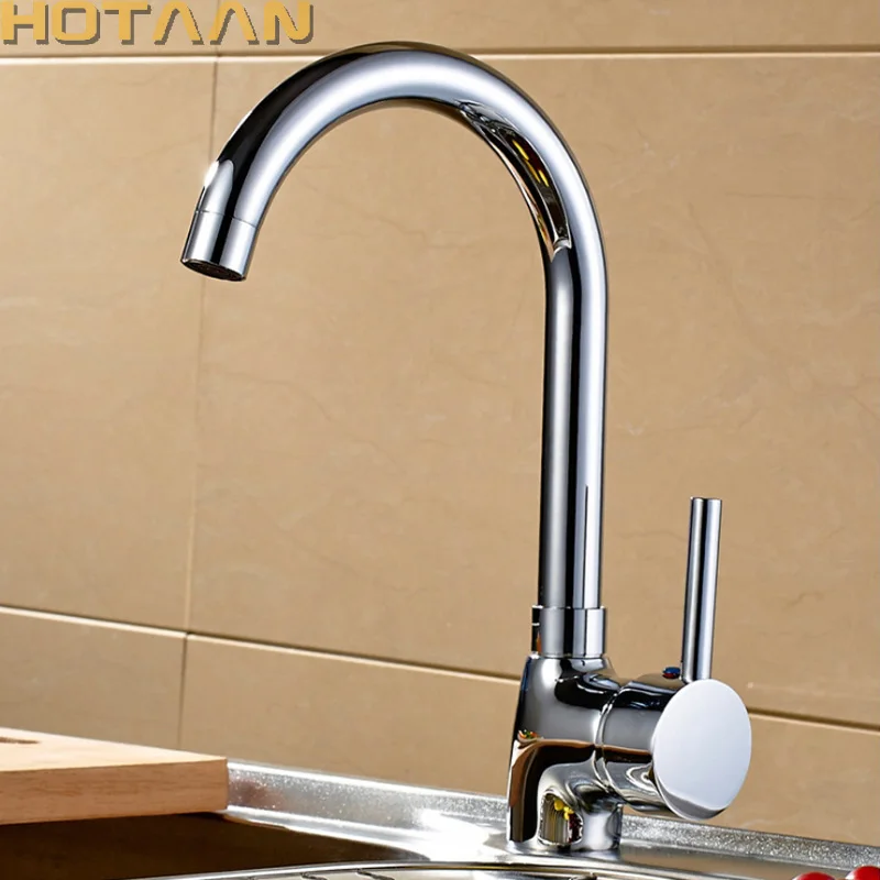 Hotaan Kitchen Faucets Chrom Copper Kitchen Mixer Single Handle Single Hole Kitchen Faucet Mixer Sink Tap Kitchen Faucet
Hotaan Kitchen Faucets Chrom Copper Kitchen Mixer Single Handle Single Hole Kitchen Faucet Mixer Sink Tap Kitchen Faucet