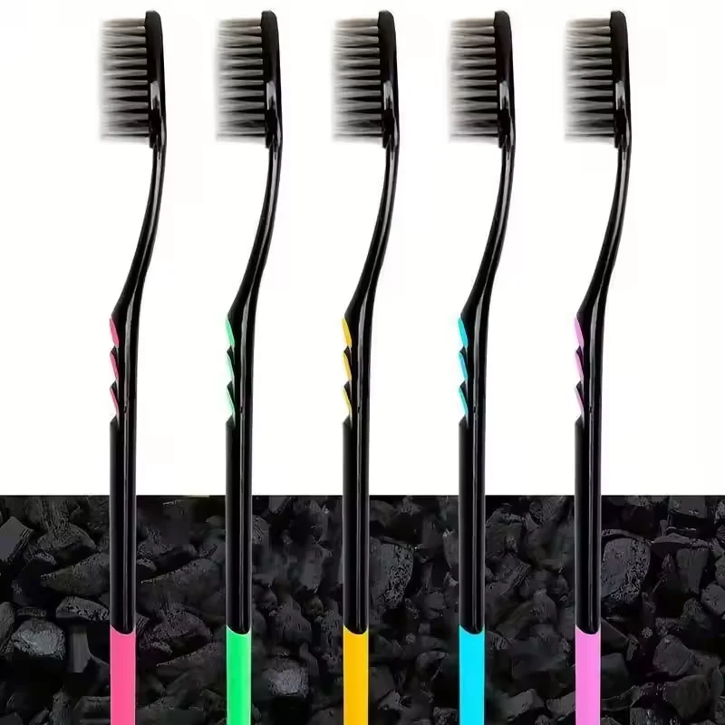 10pcs Charcoal Infused Soft Bristle Toothbrush for Deep Oral Cleaningand Gum Care -Ldeal for Daily Use by Adults at Home
10pcs Charcoal Infused Soft Bristle Toothbrush for Deep Oral Cleaningand Gum Care -Ldeal for Daily Use by Adults at Home