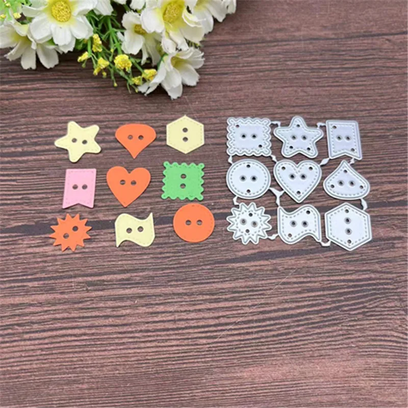 Button Metal Cutting Dies Stencils For DIY Scrapbooking Decorative Embossing Handcraft Template
Button Metal Cutting Dies Stencils For DIY Scrapbooking Decorative Embossing Handcraft Template