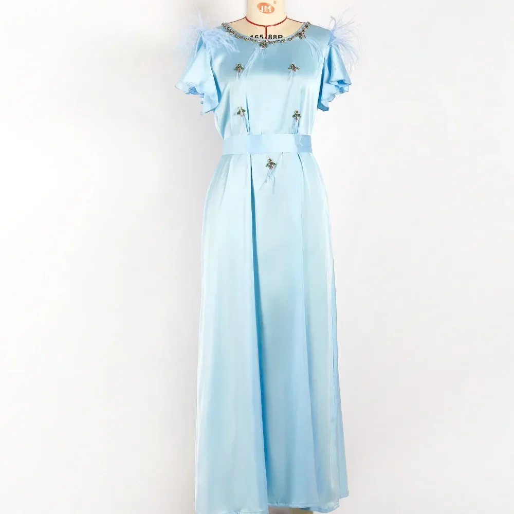 Luxury Party Gown Rhinestone Satin Muslim Women Long Dress Arab Abaya Islamic Maxi Robe Caftan Middle East Turkey Ramadan Dubai
Luxury Party Gown Rhinestone Satin Muslim Women Long Dress Arab Abaya Islamic Maxi Robe Caftan Middle East Turkey Ramadan Dubai