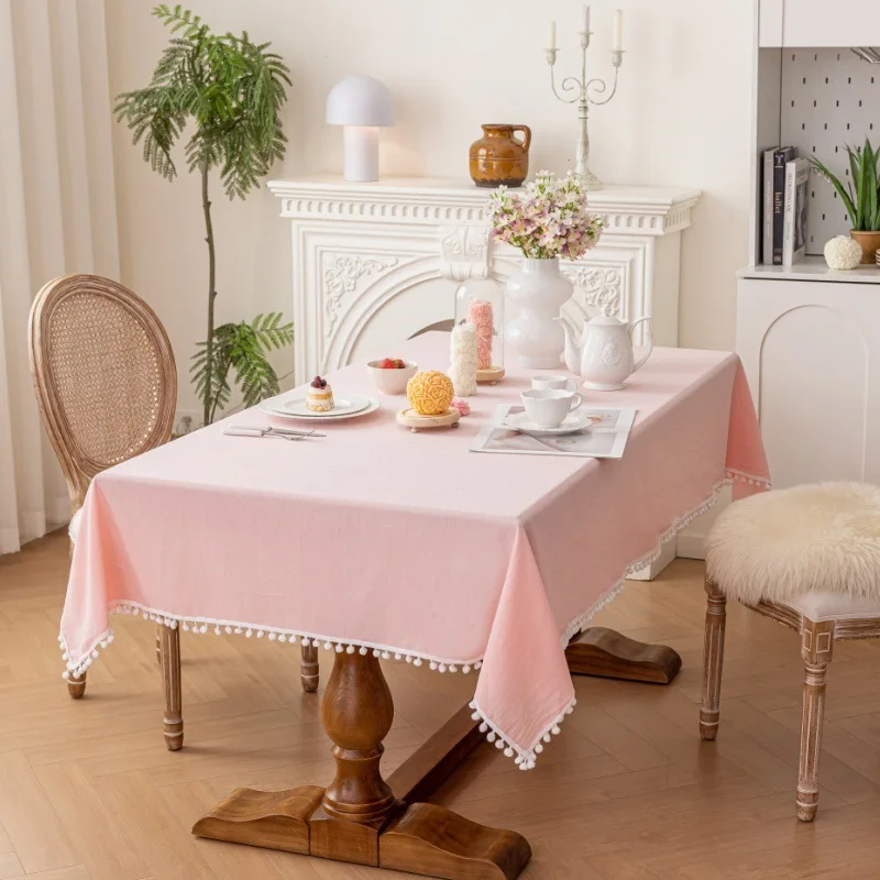 Tassels Stitching Cotton Fabric Table Cloth Washable Tablecloth for Wedding Party Dining Banquet Decoration Luxuriou Table Cover
Tassels Stitching Cotton Fabric Table Cloth Washable Tablecloth for Wedding Party Dining Banquet Decoration Luxuriou Table Cover
