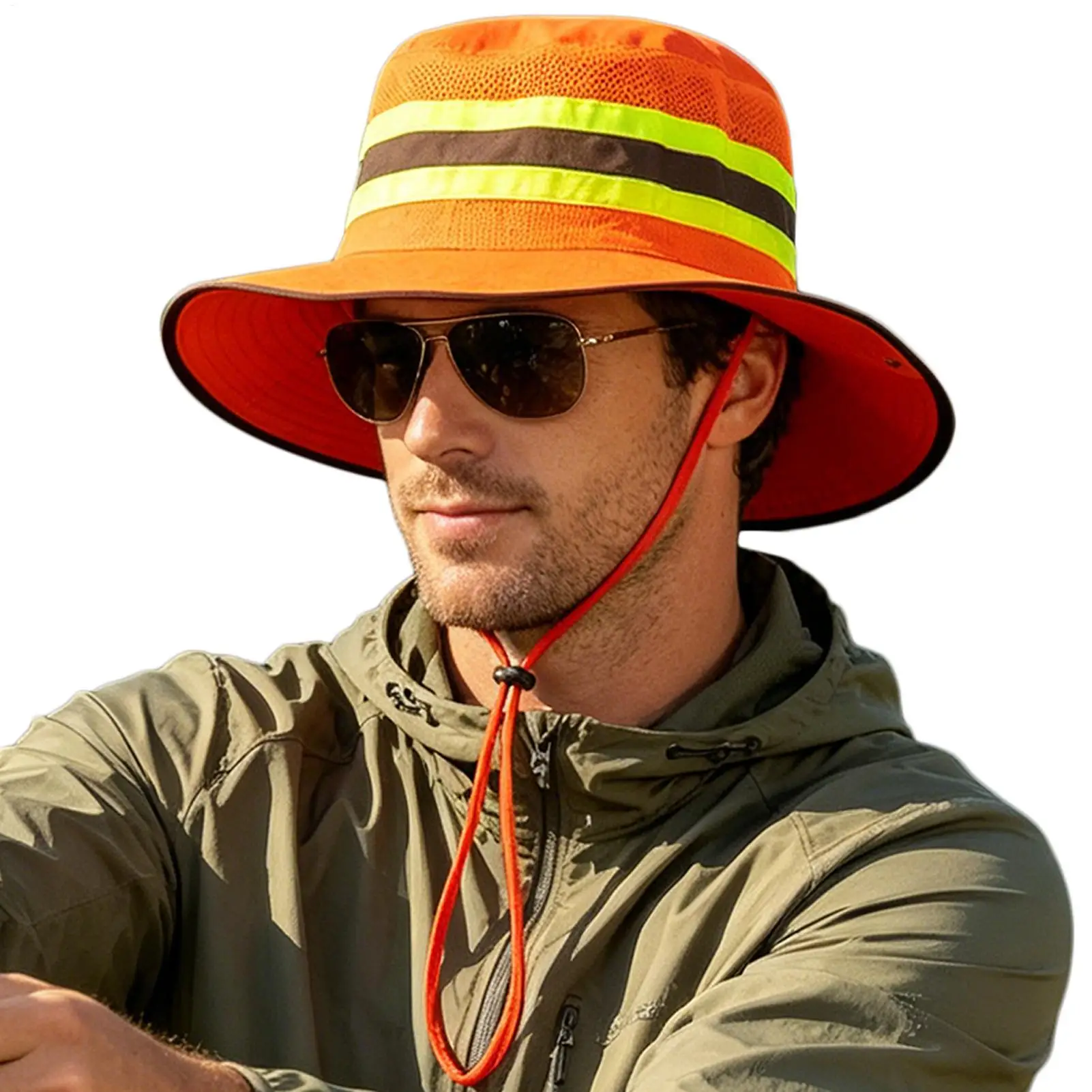 Men's Adjustable Fishing Bucket Hat Wide Brim UV Protection High Visibility Sun Hat for Hiking Climbing Camping Commuting
Men's Adjustable Fishing Bucket Hat Wide Brim UV Protection High Visibility Sun Hat for Hiking Climbing Camping Commuting