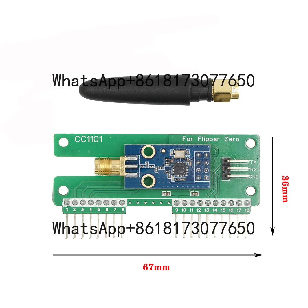 For Flipper Zero CC1101 Module SubGhz 433MHz WiFi With Antenna Pet Dolphin Programs Open Source Multi function Development Board
For Flipper Zero CC1101 Module SubGhz 433MHz WiFi With Antenna Pet Dolphin Programs Open Source Multi function Development Board