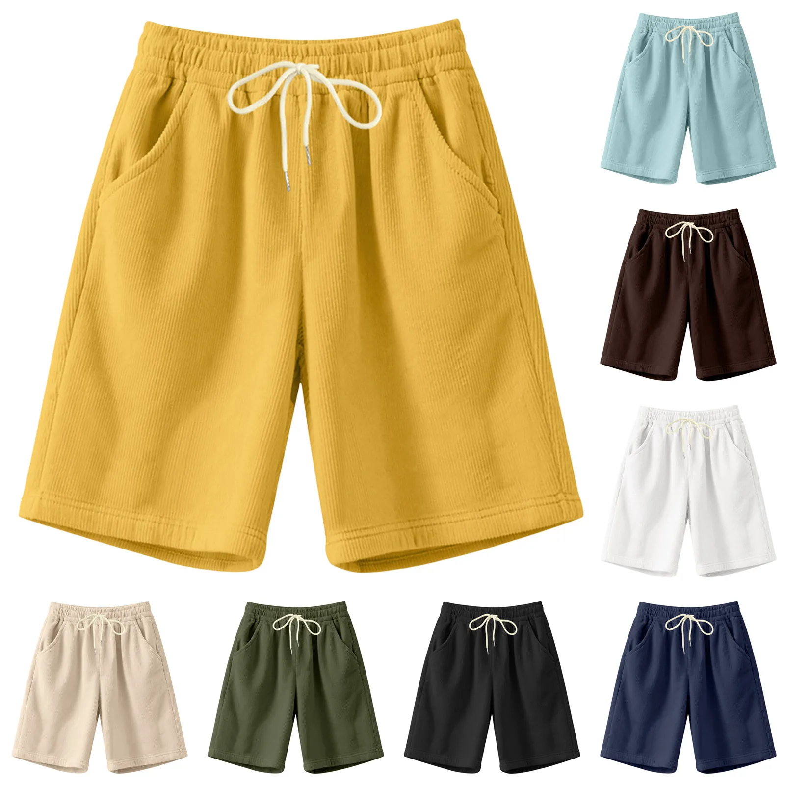 Летние мужские брюки средней посадки, дышащие, простые, однотонные, тонкие, свободные, повседневные шорты для активного отдыха, универсальные повседневные брюки.
Летние мужские брюки средней посадки, дышащие, простые, однотонные, тонкие, свободные, повседневные шорты для активного отдыха, универсальные повседневные брюки.