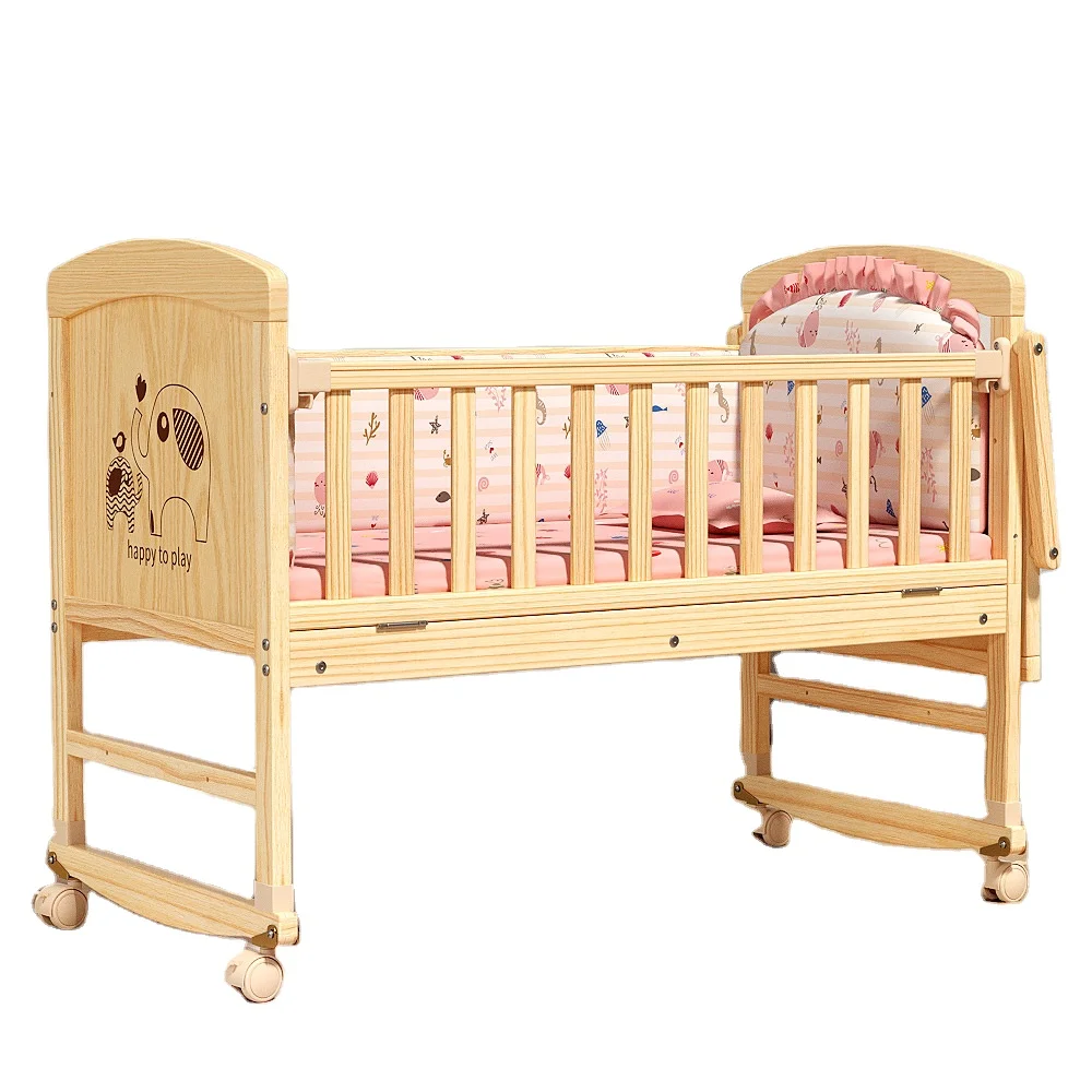 2025 New Cheap Price Solid Pine Wooden Baby Bed with Adjustable Wheels for Newborn
2025 New Cheap Price Solid Pine Wooden Baby Bed with Adjustable Wheels for Newborn