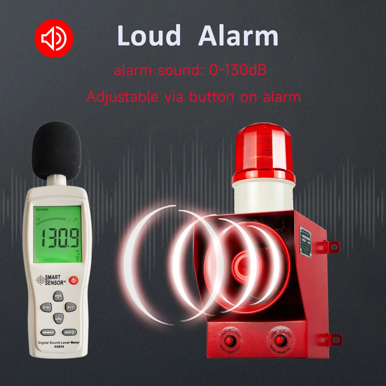 Промышленная сигнальная сирена с управлением через мобильный телефон по Wi-Fi, 130 дБ, аварийная сирена
Промышленная сигнальная сирена с управлением через мобильный телефон по Wi-Fi, 130 дБ, аварийная сирена