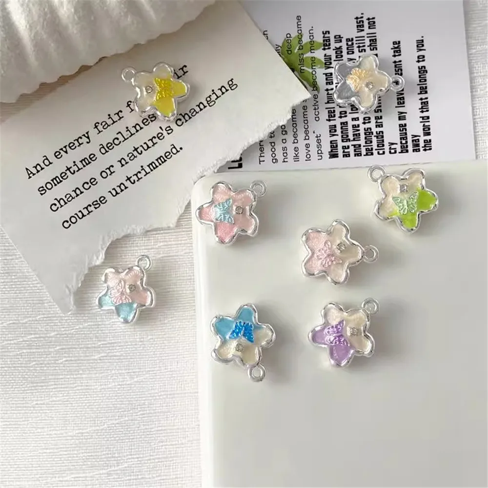 Two-tone Butterfly Five-pointed Star Pendant Diy Handmade Decorative Items Beaded Bracelets Necklaces Pendants Accessories
Two-tone Butterfly Five-pointed Star Pendant Diy Handmade Decorative Items Beaded Bracelets Necklaces Pendants Accessories