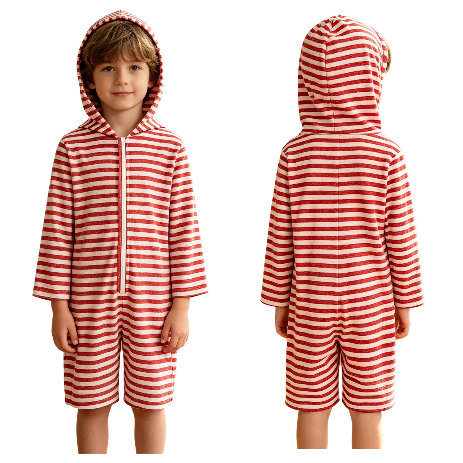 Kid Girls Boys Zipper Romper Hooded Jumpsuit Long Sleeve Elastic Waist Thigh Length Bodysuit Casual Daily Life Holiday Playsuit
Kid Girls Boys Zipper Romper Hooded Jumpsuit Long Sleeve Elastic Waist Thigh Length Bodysuit Casual Daily Life Holiday Playsuit