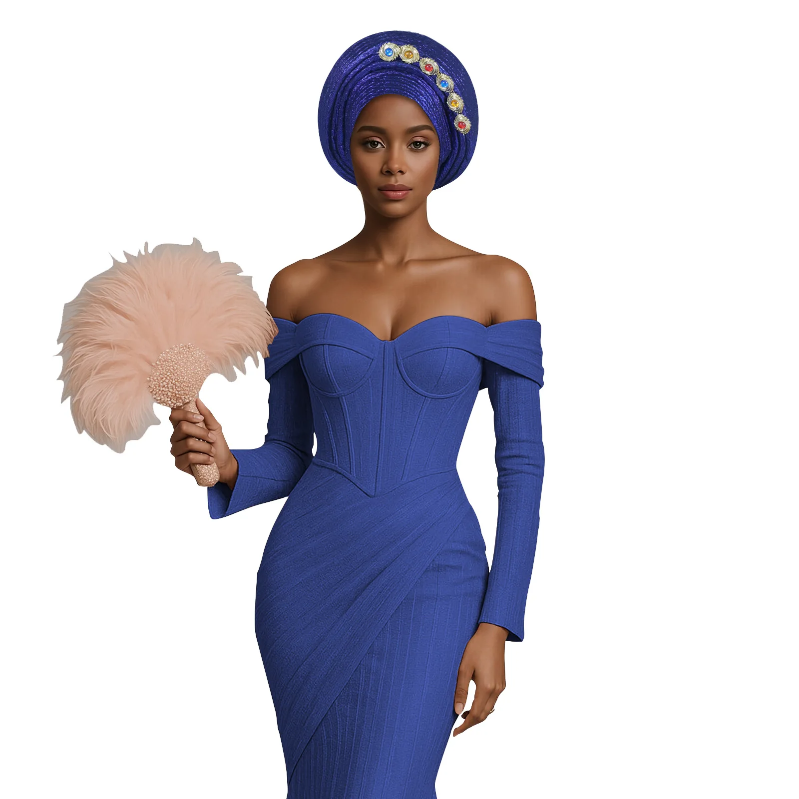 Multi Layer Turban Hat for Women Already Made Autogele Headtie African Headwrap Bonnet
Multi Layer Turban Hat for Women Already Made Autogele Headtie African Headwrap Bonnet