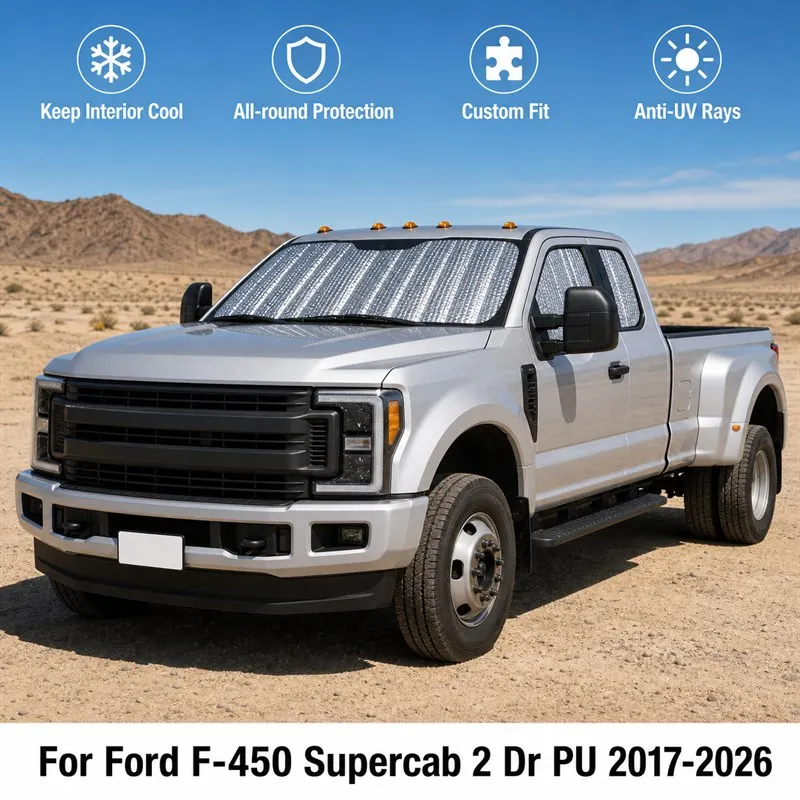 For Ford F-450 Supercab 2 Dr PU 2017-2026 Full Set Car Window Sunshades UV Block Privacy Heat Insulated Foldable Car Curtain
For Ford F-450 Supercab 2 Dr PU 2017-2026 Full Set Car Window Sunshades UV Block Privacy Heat Insulated Foldable Car Curtain