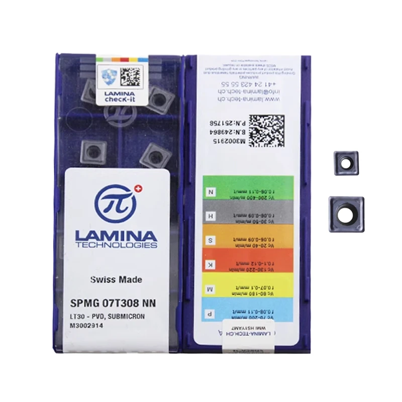 10pcs LAMINA SPMG050204 SPMG060204 SPMG07T308 SPMG090408 SPMG110408 SPMG140512 NN LT30 Turning tool Carbide Drilling Inserts
10pcs LAMINA SPMG050204 SPMG060204 SPMG07T308 SPMG090408 SPMG110408 SPMG140512 NN LT30 Turning tool Carbide Drilling Inserts