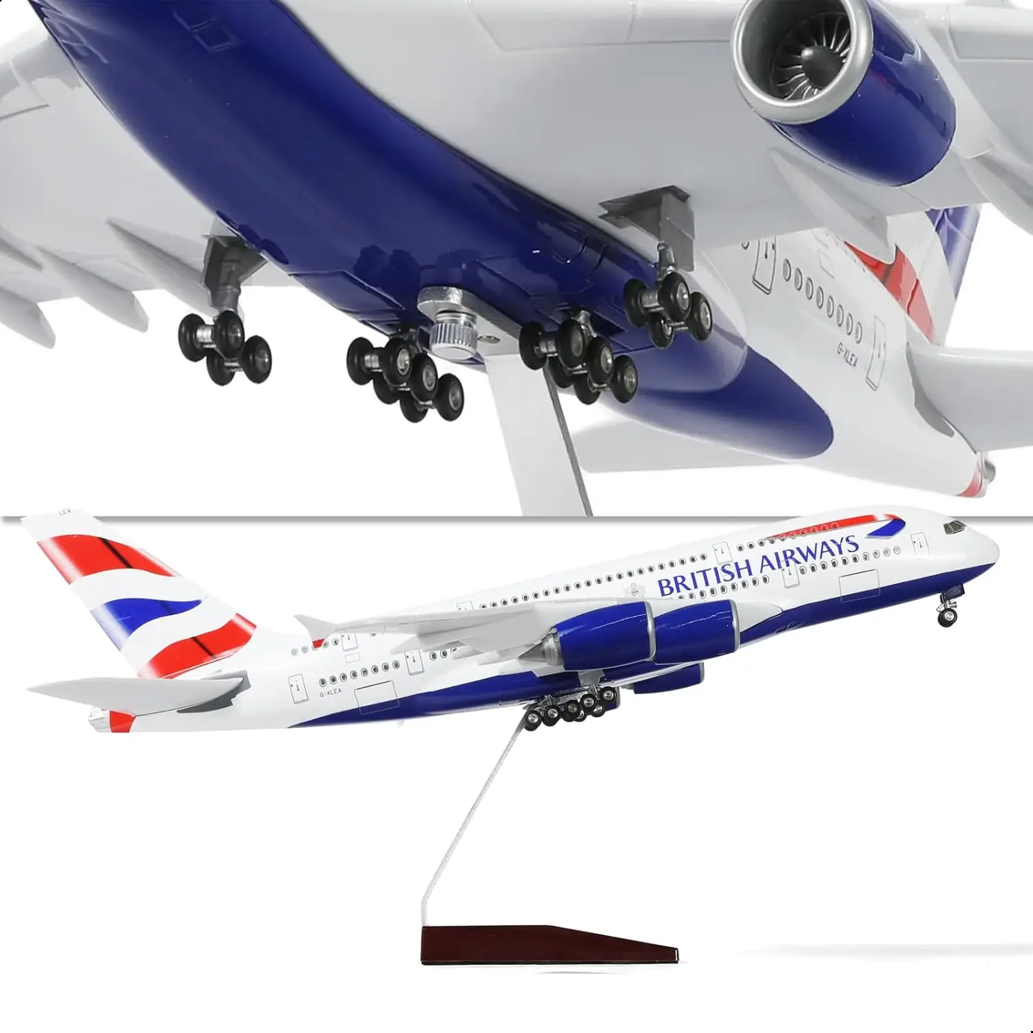 1/160 British A380 Model Plane Diecast Resin Airplane Model kit with Landing Gear Wheels Light for Collections and Displays
1/160 British A380 Model Plane Diecast Resin Airplane Model kit with Landing Gear Wheels Light for Collections and Displays