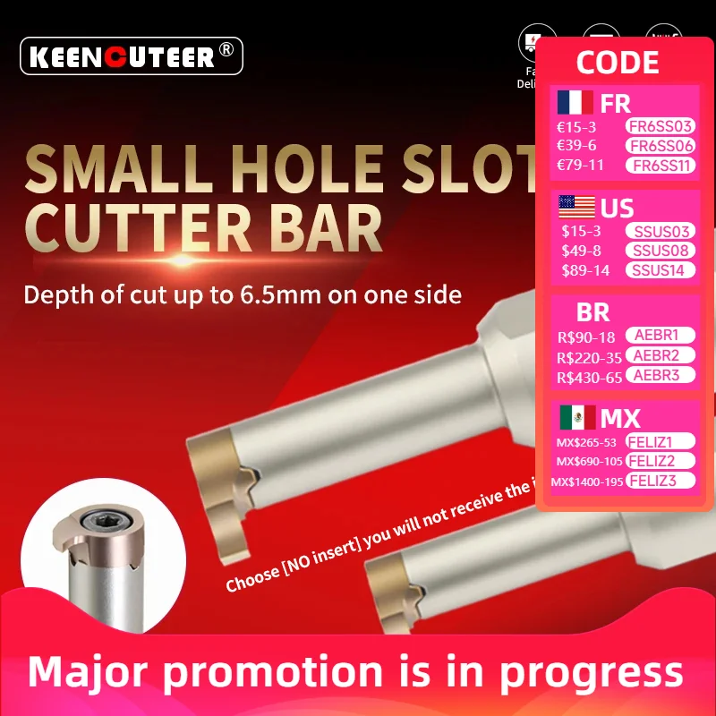 Slotting Cutter Bar MG-H12 H16 H20 Small Hole Comma Blade MB-05R 07R 09R 11R Turning Tool CNC Hard Metal Turning Tool
Slotting Cutter Bar MG-H12 H16 H20 Small Hole Comma Blade MB-05R 07R 09R 11R Turning Tool CNC Hard Metal Turning Tool