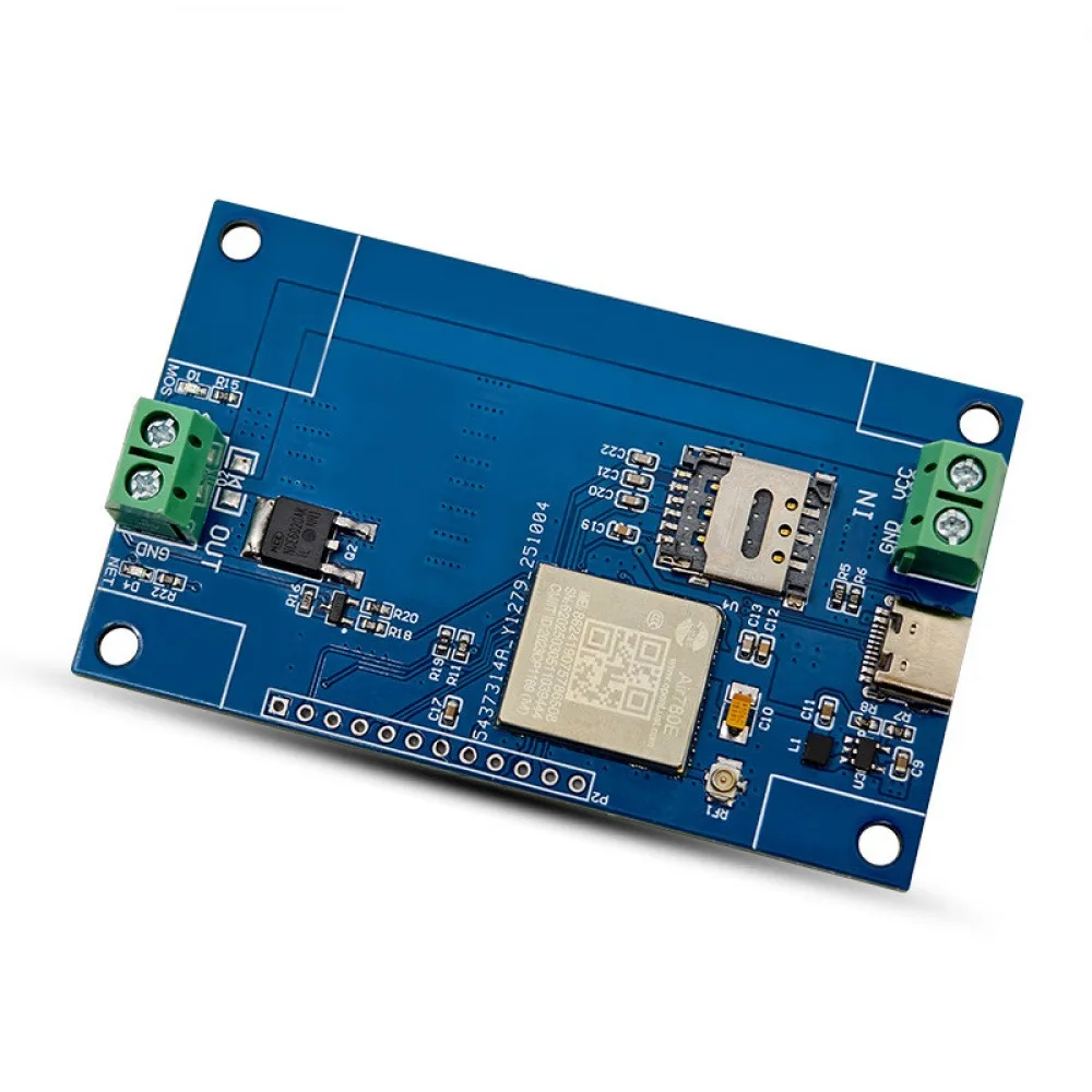 4G AIR780E Single Channel MOS Switch Module DC5-60V Power 60V N-MOS Flip Na-no SIM Slot AT Command Secondary Development
4G AIR780E Single Channel MOS Switch Module DC5-60V Power 60V N-MOS Flip Na-no SIM Slot AT Command Secondary Development