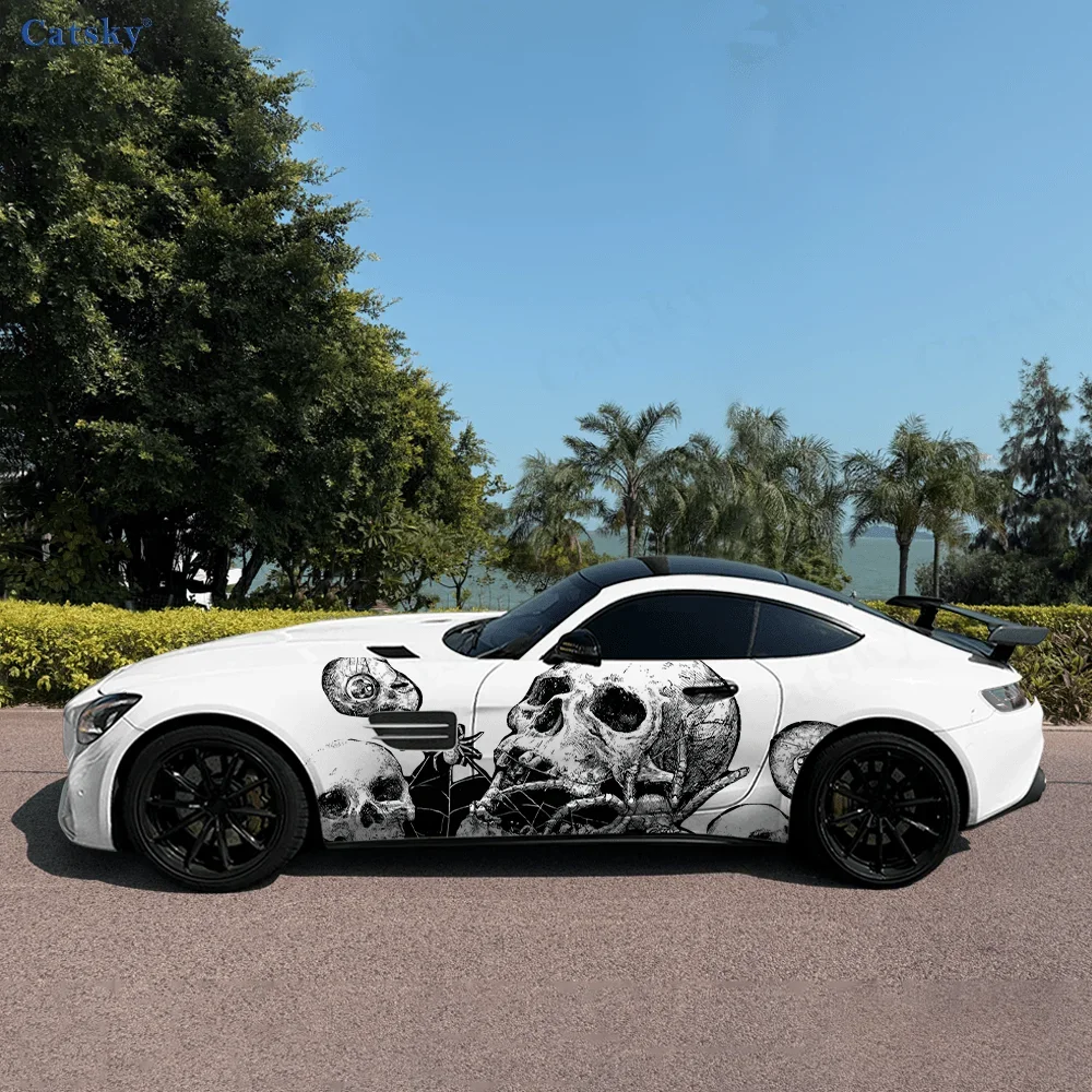 Horror Skulls Car Side Sticker PVC Self Waterproof Stick, Striking Auto Exterior Accessories Decor Protect Gift for Car Lover
Horror Skulls Car Side Sticker PVC Self Waterproof Stick, Striking Auto Exterior Accessories Decor Protect Gift for Car Lover