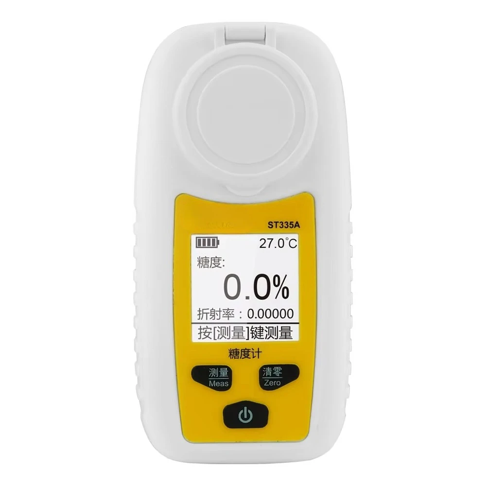 Digital Sugar Meter Refractive Index Range 0~35% Brix Accuracy ± 0.2%