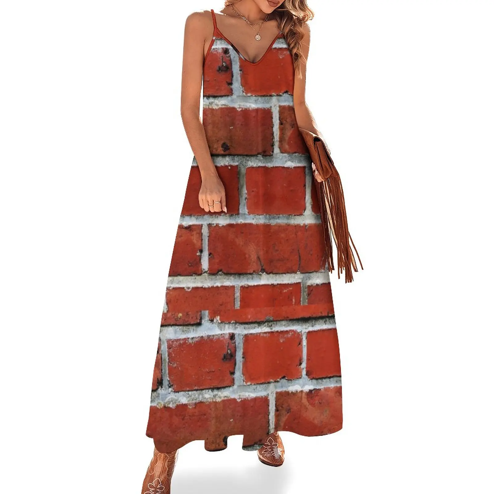 Red Brick Wall Sleeveless Dress elegant dress elegant women's dresses for wedding evening dresses luxury 2024
Red Brick Wall Sleeveless Dress elegant dress elegant women's dresses for wedding evening dresses luxury 2024