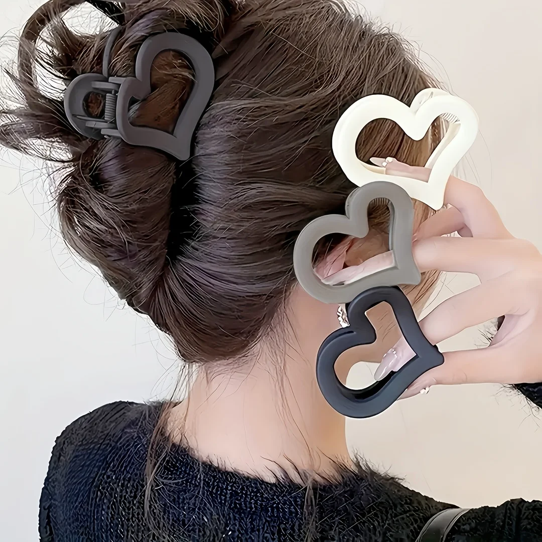 1pcs Heart Hair Clips Set, Cute Minimalist Plastic Hair Accessories for Women, Strong Grip Durable for Styling
1pcs Heart Hair Clips Set, Cute Minimalist Plastic Hair Accessories for Women, Strong Grip Durable for Styling