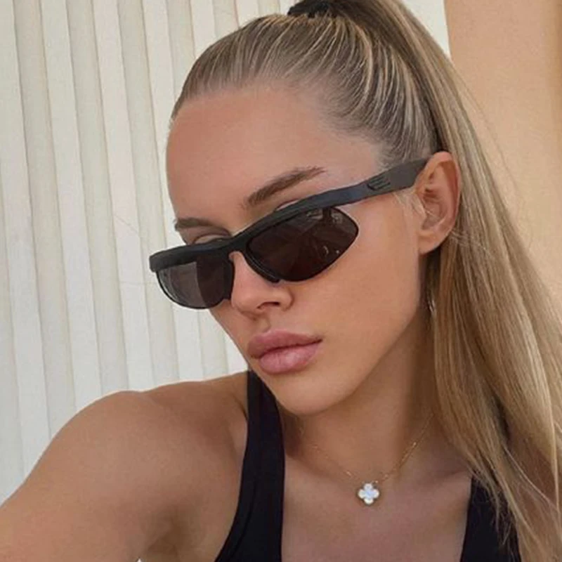 Pink Half Frame Women's Punk Sunglasses 2000'S Luxury Brand Design Sports Sun Glasses Goggle Shades Mirror Unique Y2k Eyewear
Pink Half Frame Women's Punk Sunglasses 2000'S Luxury Brand Design Sports Sun Glasses Goggle Shades Mirror Unique Y2k Eyewear