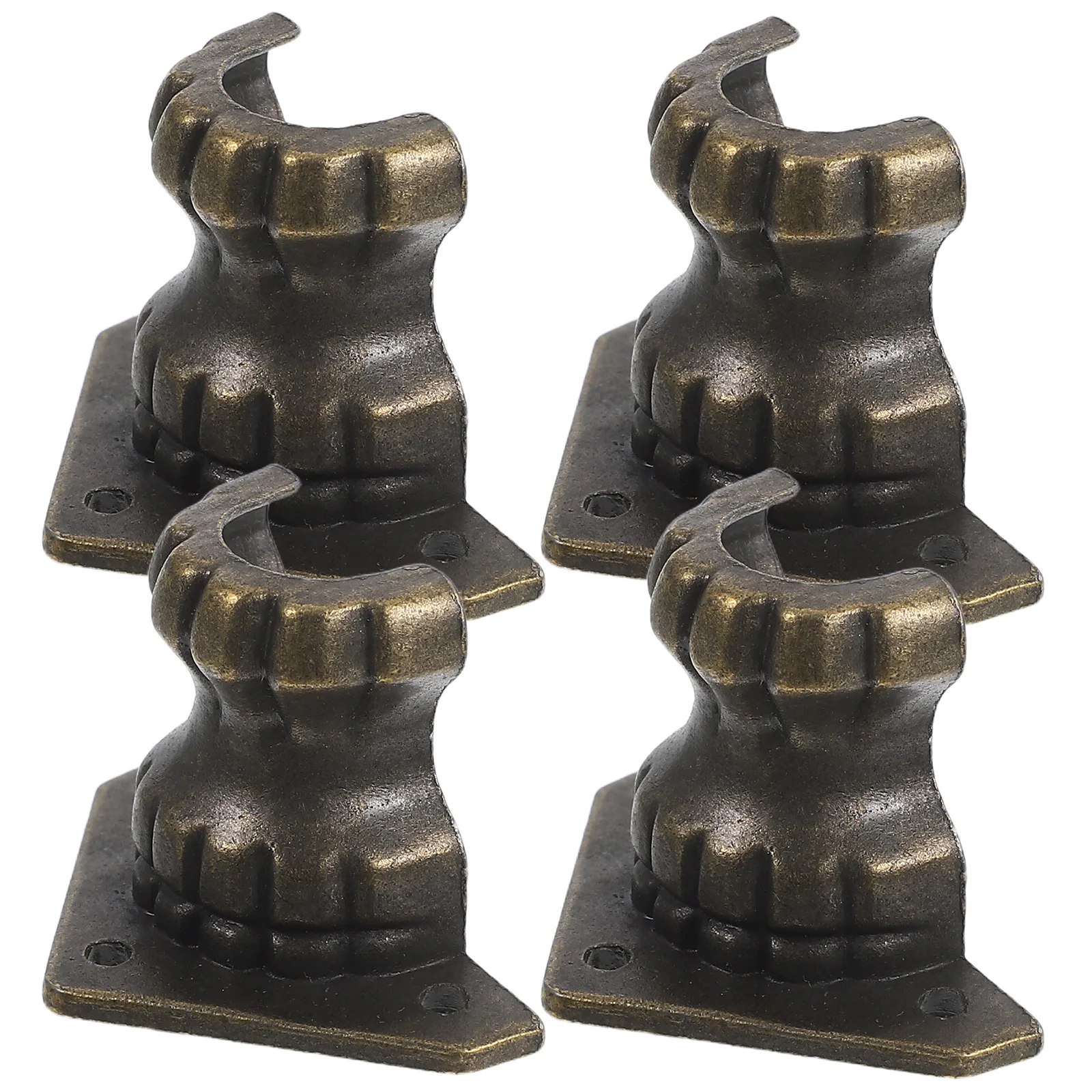 4Pcs Metal Alloy Corner Feet Furniture Legs Decorative Supports for Nightstand Dresser Coffee Table Wooden Box Protection
4Pcs Metal Alloy Corner Feet Furniture Legs Decorative Supports for Nightstand Dresser Coffee Table Wooden Box Protection