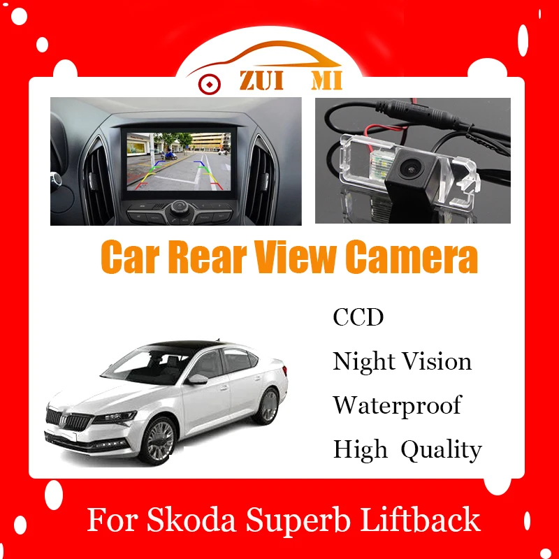 Car Reverse Rear View Camera For Skoda Superb Liftback 2008~2014 CCD Full HD Night Vision Backup Parking Camera Waterproof
Car Reverse Rear View Camera For Skoda Superb Liftback 2008~2014 CCD Full HD Night Vision Backup Parking Camera Waterproof