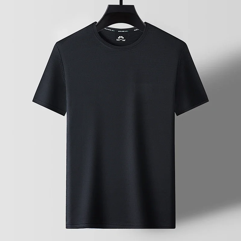 Breathable Round Neck Men's Plus Summer Extra-large Size Fat Plus Large Casual Cool Quick-drying Short-sleeved T-shirt Tops
Breathable Round Neck Men's Plus Summer Extra-large Size Fat Plus Large Casual Cool Quick-drying Short-sleeved T-shirt Tops