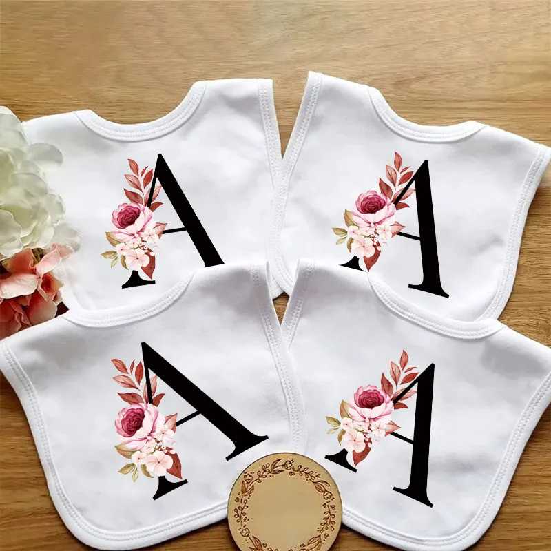 Personalized A-Z Initial with Name Pattern Bib Wreath Girls Boys Bibs Newborn Saliva Towel Bib Baptism Infant Shower Gifts
Personalized A-Z Initial with Name Pattern Bib Wreath Girls Boys Bibs Newborn Saliva Towel Bib Baptism Infant Shower Gifts