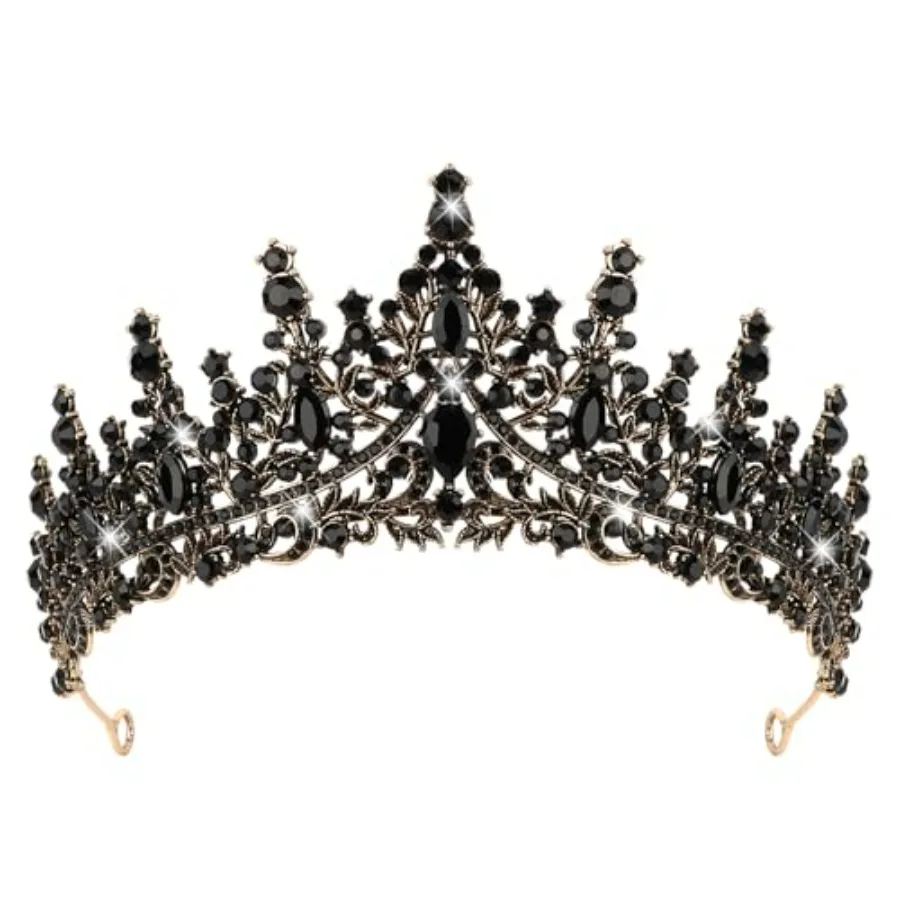 Crown for Women Baroque Vintage Tiaras with Gemstones for Prom Birthday Party Quinceanera Pageant Halloween Costume Headpieces
Crown for Women Baroque Vintage Tiaras with Gemstones for Prom Birthday Party Quinceanera Pageant Halloween Costume Headpieces