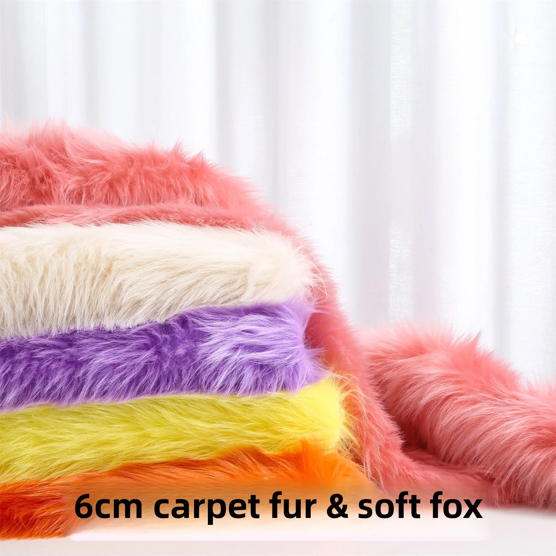 6cm Fur Plush Fabric Carpets Household Items DIY Animal Clothing Fabric Comfortable Soft Plush Artificial Fox Fur Fabric 1300g/m
6cm Fur Plush Fabric Carpets Household Items DIY Animal Clothing Fabric Comfortable Soft Plush Artificial Fox Fur Fabric 1300g/m