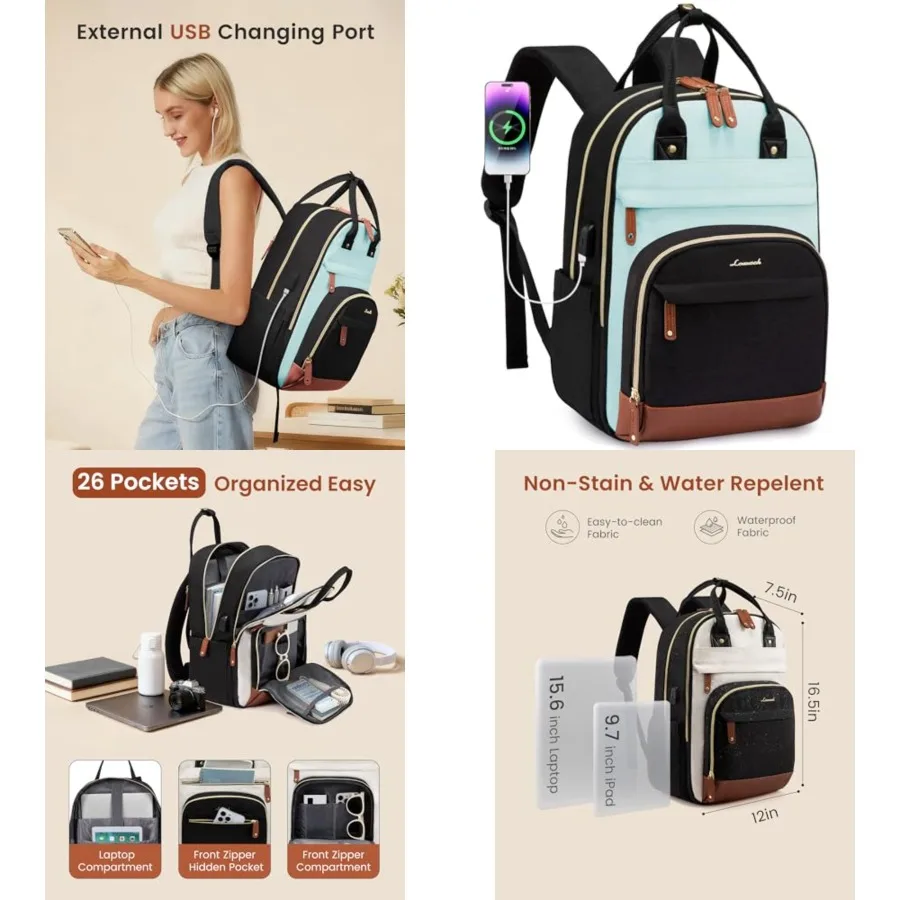 Backpack for Women, Laptop Backpack Women, Fits Laptop Bag, Fashion Travel Work Anti-theft Bag, Waterproof Busess Computer Coll
Backpack for Women, Laptop Backpack Women, Fits Laptop Bag, Fashion Travel Work Anti-theft Bag, Waterproof Busess Computer Coll