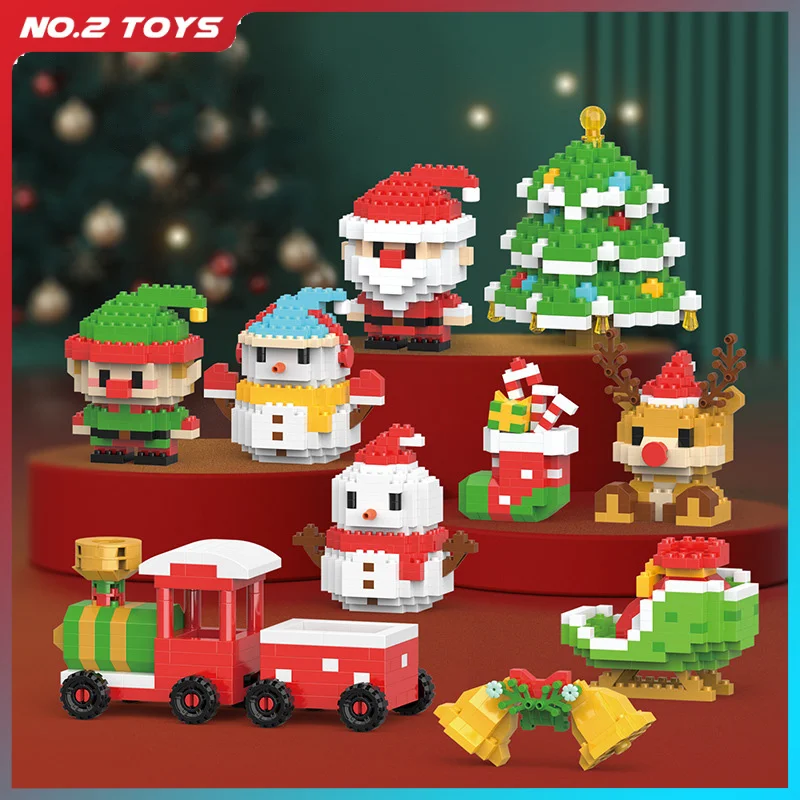 12/9/6Pieces Micro Building Block Christmas Santa Claus Snowman Elk Gift Box for Children DIY Puzzle Block Brick Decor Xmas Gift
12/9/6Pieces Micro Building Block Christmas Santa Claus Snowman Elk Gift Box for Children DIY Puzzle Block Brick Decor Xmas Gift