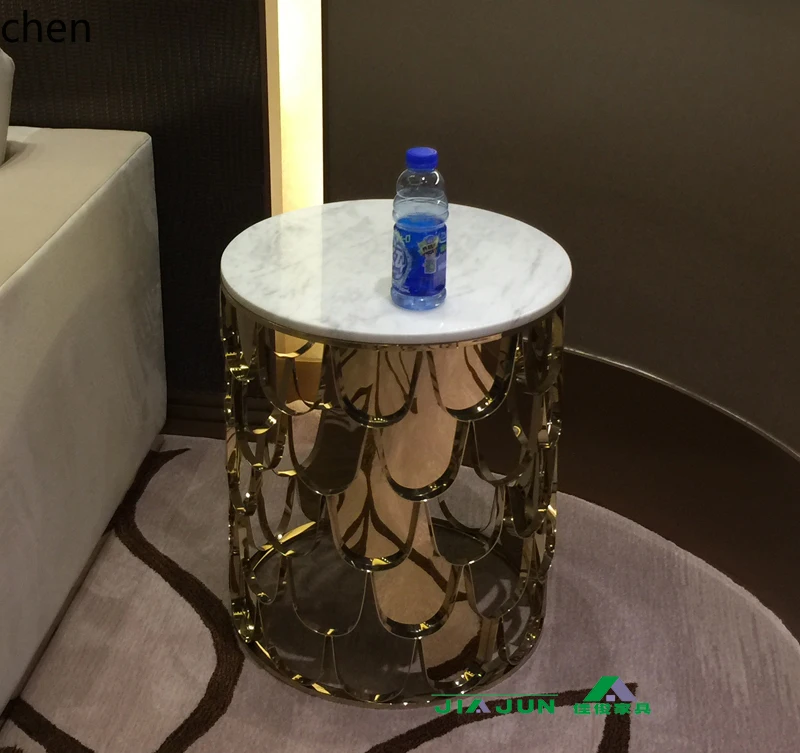 CP light luxury stainless steel corner table creative fish scale living room home marble balcony small coffee table
CP light luxury stainless steel corner table creative fish scale living room home marble balcony small coffee table